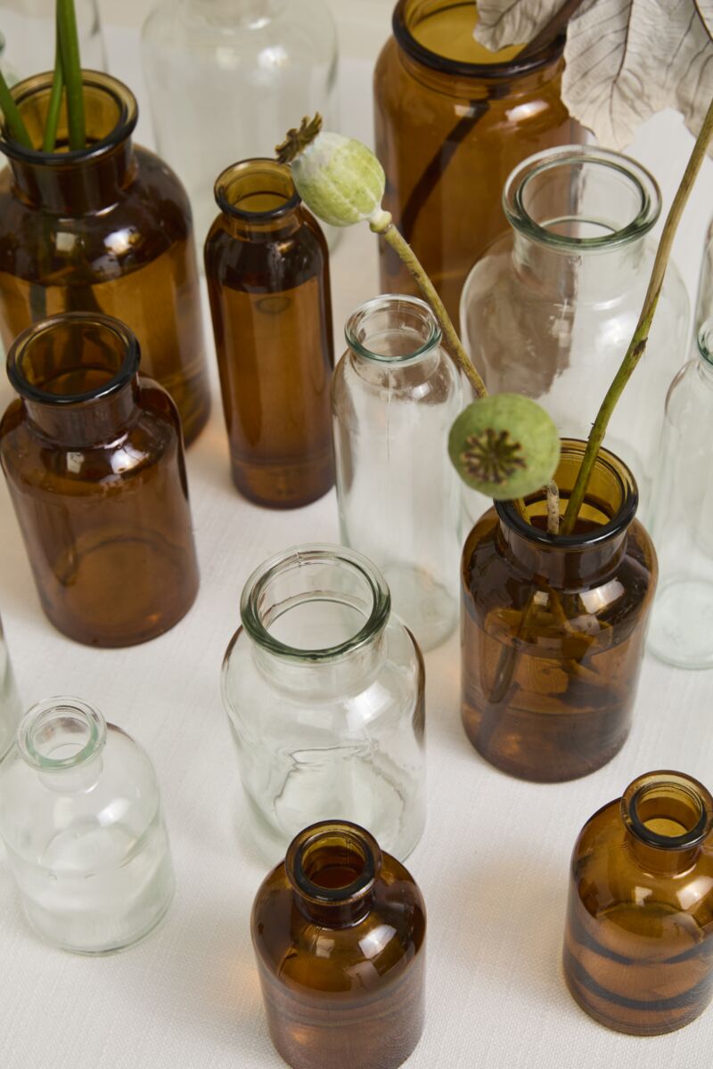 Amber Billie Bottle 3.25" x 6.25"