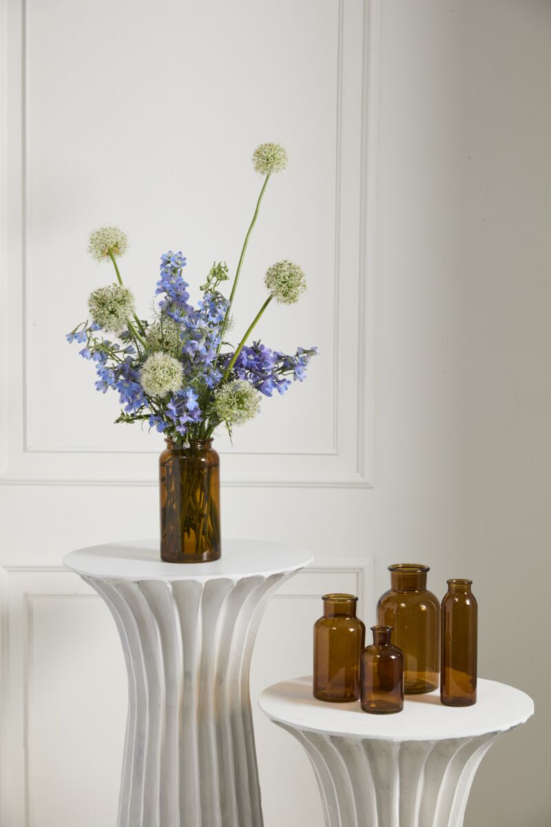 Amber Billie Bottle 3.25" x 6.25"