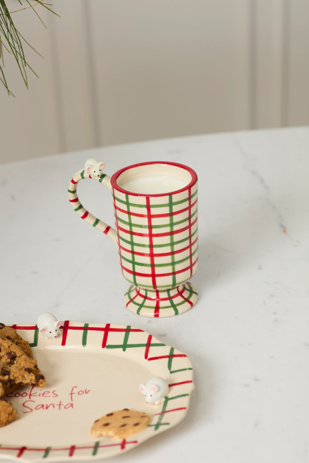 Cookies for Santa Mug 5"x 3.75"x 5.5"