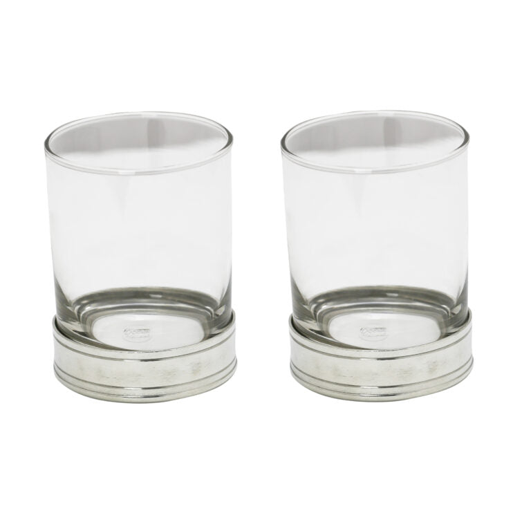 Old Fashion Glass Set 3.15” DIA, 4”, 13 OZ