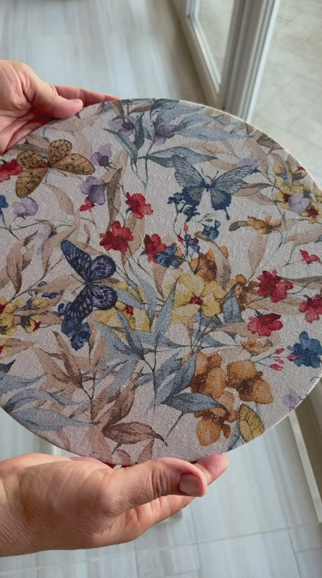 BLUE BUTTERFLY Placemats Set of 4