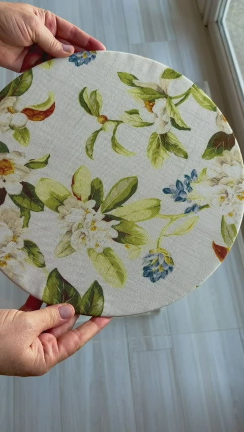 WHITE MAGNOLIA Placemat Set of 4