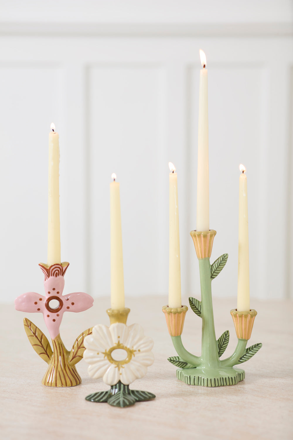 Soft Petal Candleholder - Limited Edition 5.5" x 2.5" 8"